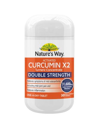 Nature's Way Activated Curcumin Double Strength 30 Tablets