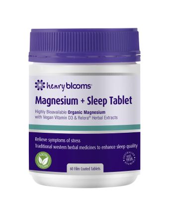 Henry Blooms Magnesium + Sleep 60 Tablets
