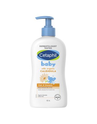 Cetaphil Baby Gentle Wash & Shampoo Organic Calendula 400mL