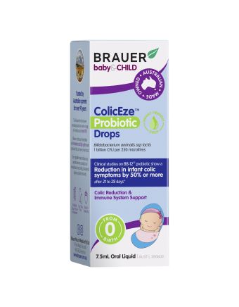 Brauer Baby & Child ColicEze Probiotic Drops 7.5ml Oral Liquid