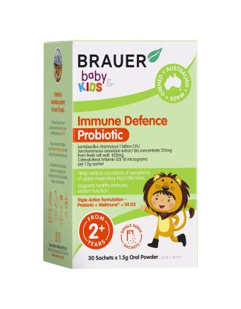 Brauer Baby & Kids Immune Defence Probiotic for Kids 30 Sachets