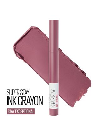 Maybelline Superstay Ink Crayon Lipstick Stay Exceptional