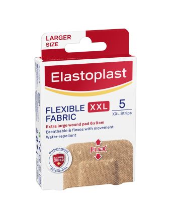 Elastoplast Flexible Fabric Strips XXL 5 Pack