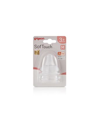 Pigeon SofTouch Teat M 2 Pack
