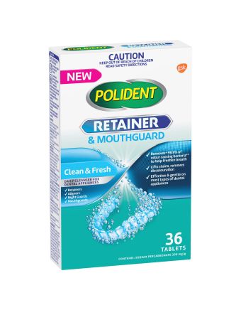 Polident Retainer & Mouthguard Daily Cleanser 36 Tablets
