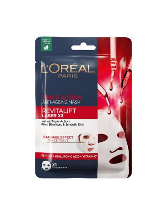 L'Oreal Triple Action Revitalift Laser x3 Tissue Mask