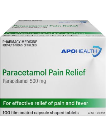 ApoHealth Paracetamol 500mg 100 Capsules