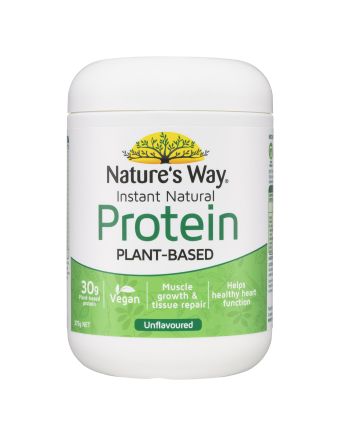 Nature's Way Instant Natural Protein Plant-Based Unflavoured 375g