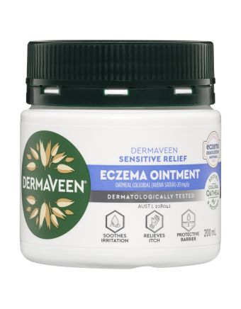 DermaVeen Sensitive Relief Eczema Ointment 200mL