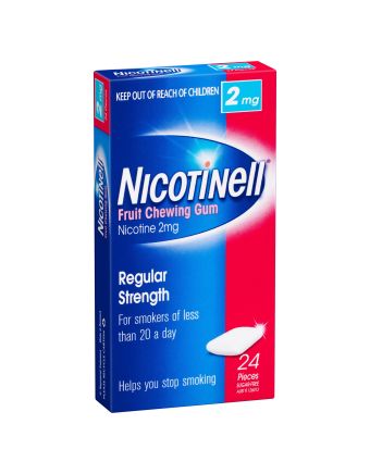 Nicotinell Gum Fruit 2mg 24 Pack
