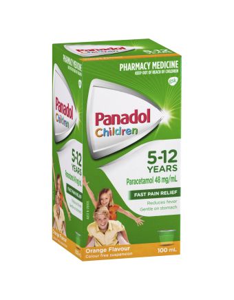 Panadol Children 5-12 Years Suspension Orange Flavour 100mL