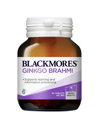 Blackmores Gingko + Brahmi 40 Tablets 