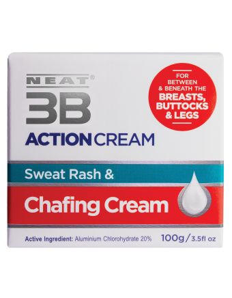 Neat 3B Action Cream Sweat Rash and Chafing Cream 100g