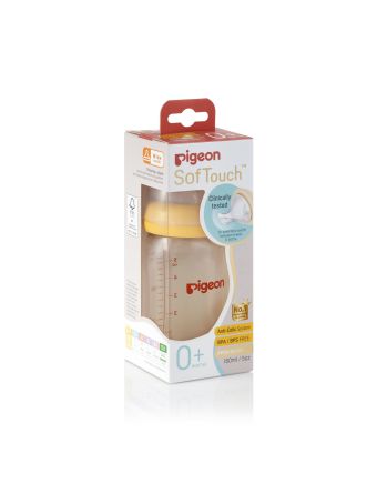 Pigeon SofTouch Wide Neck Bottle Peristaltic Plus 160mL