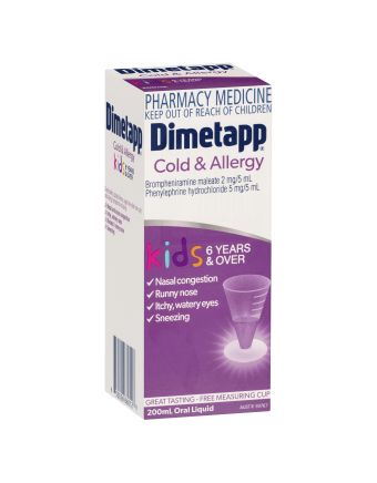 Dimetapp Cold and Allergy 200ml