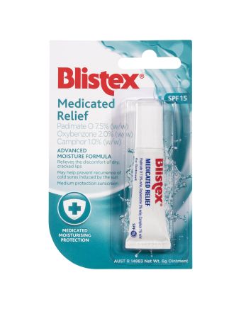 Blistex Medicated Relief SPF15 6g
