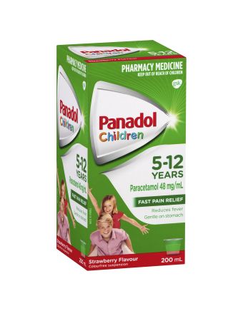 Panadol Children 5-12 Years Strawberry Flavour 200 mL