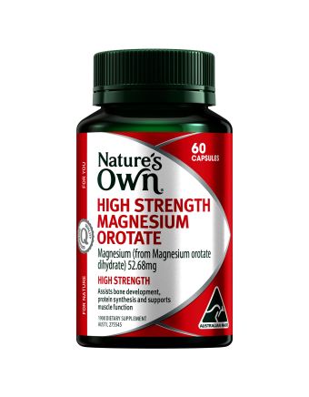Nature's Own High Strength Magnesium Orotate 800Mg 60 Capsules