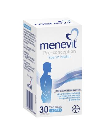 Menevit Pre-Conception Sperm Health Capsules 30 pack