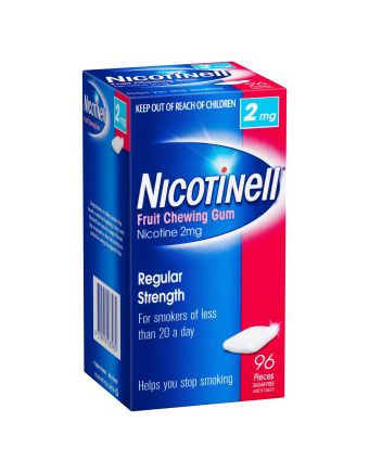 Nicotinell Gum Fruit 2mg 96 Pack