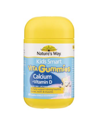 Nature's Way Kids Smart Vita Gummies Calcium + Vitamin D 60 Pastilles