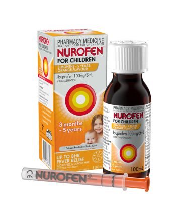 Nurofen For Children 3 Months To 5 Years Orange 100ml