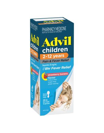 Advil Pain and Fever Relief Children's 2-12 Years 200mL