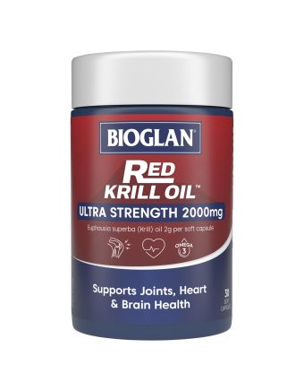 Bioglan Red Krill Oil Ultra Strength 2000mg 30 Capsules