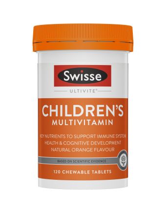 Swisse Ultivite Children's Chewable Multivitamin 120 Tablets
