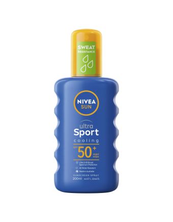 Nivea Sun Ultra Sport Cooling SPF 50+ Sunscreen Spray 200mL
