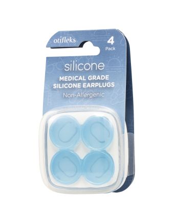 Otifleks Silicone Earplugs 4 Pack
