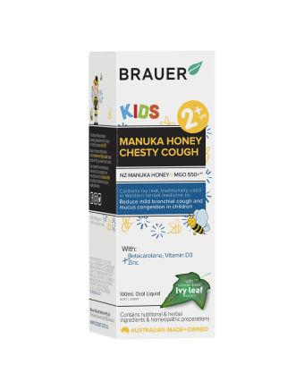 Brauer Kids Manuka Honey Chesty Cough 100ml
