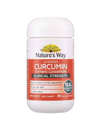 Nature's Way Activated Curcumin 30 Tablets