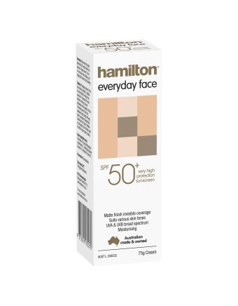 Hamilton Sun Everyday Face Cream SPF 50+ 75g
