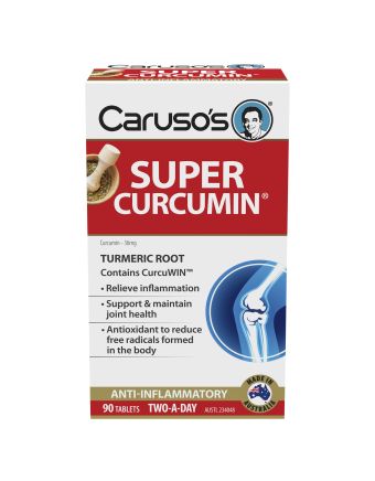 Caruso's Natural Health Super Curcumin 90 Tablets