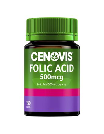 Cenovis Folic Acid 500mcg 150 Tablets 