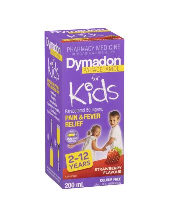 Dymadon for Kids Strawberry 2 years - 12 years 200mL