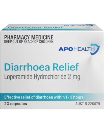 ApoHealth Diarrhoea Relief 20 Capsules