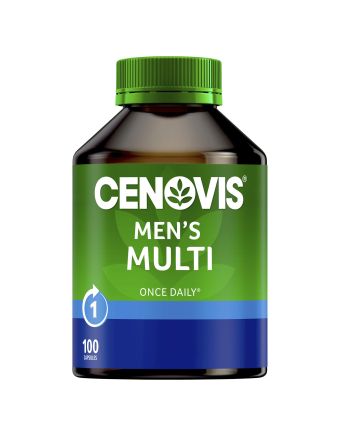 Cenovis Once Daily Men's Multi Value Pack 100 Capsules