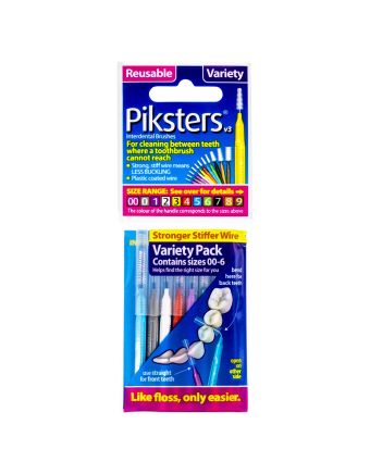 Piksters Interdental Brush Variety 8 Pack