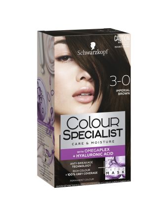 Schwarzkopf Colour Specialist Hair Colour 3.0 Imperial Brown