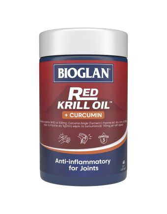 Bioglan Red Krill Oil Plus Curcumin 60 Capsules