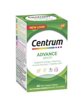 Centrum Advance For Adults 60 Tablets