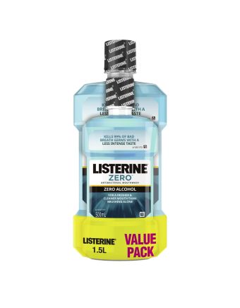 Listerine Mouthwash Zero 1l + 500ml Value Pack