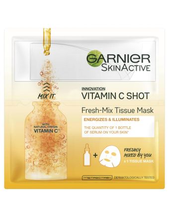 Garnier Fresh Mix Tissue Face Mask Vitamin C