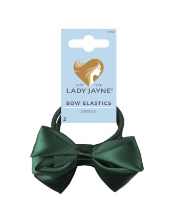 Lady Jayne Bow Elastics Pack 2 Green