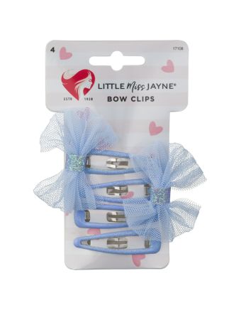 Lady Jayne Little Miss Jayne Bow Clips 4 Pack
