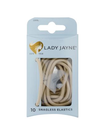 Lady Jayne Blonde Snagless Thick Elastics 10 Pack