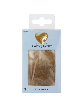 Lady Jayne Bun Nets, Blonde, Pack 3