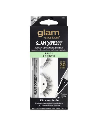 Glam by Manicare 75. ava-nicole Glam Xpress® Clear Adhesive Eyeliner & Lash Kit